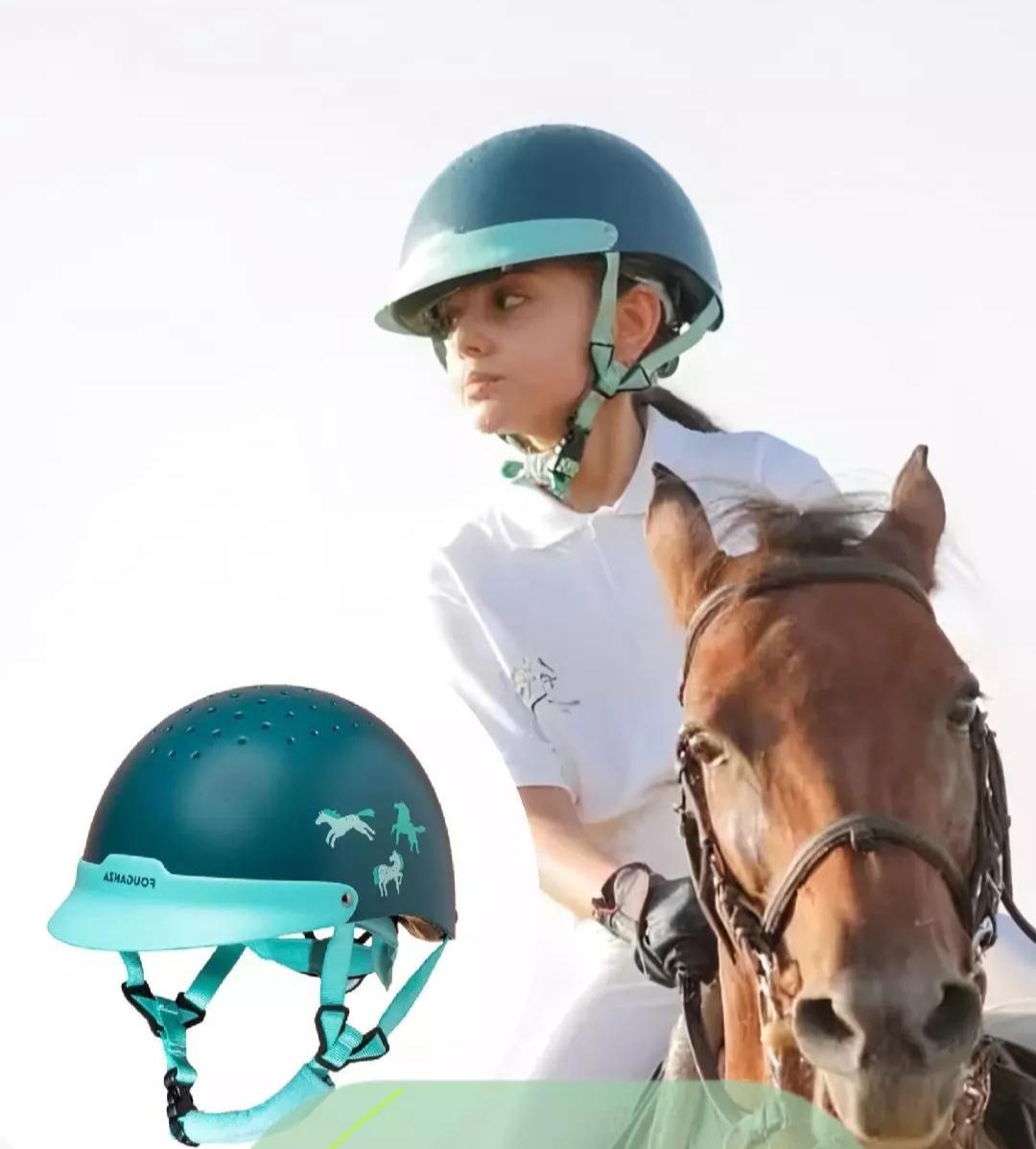 کلاه سوارکاری بچه گانه فوگانزا